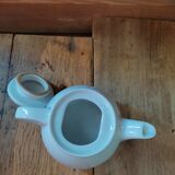Pichet à lait théière en porcelaine blanche ancien vintage