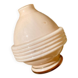 Ancien pied de lampe vase rose