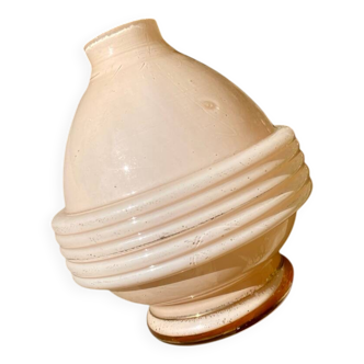 Ancien pied de lampe vase rose