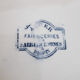 Assiettes plates en faïence de Sarreguemines Digoin, modèle Alger