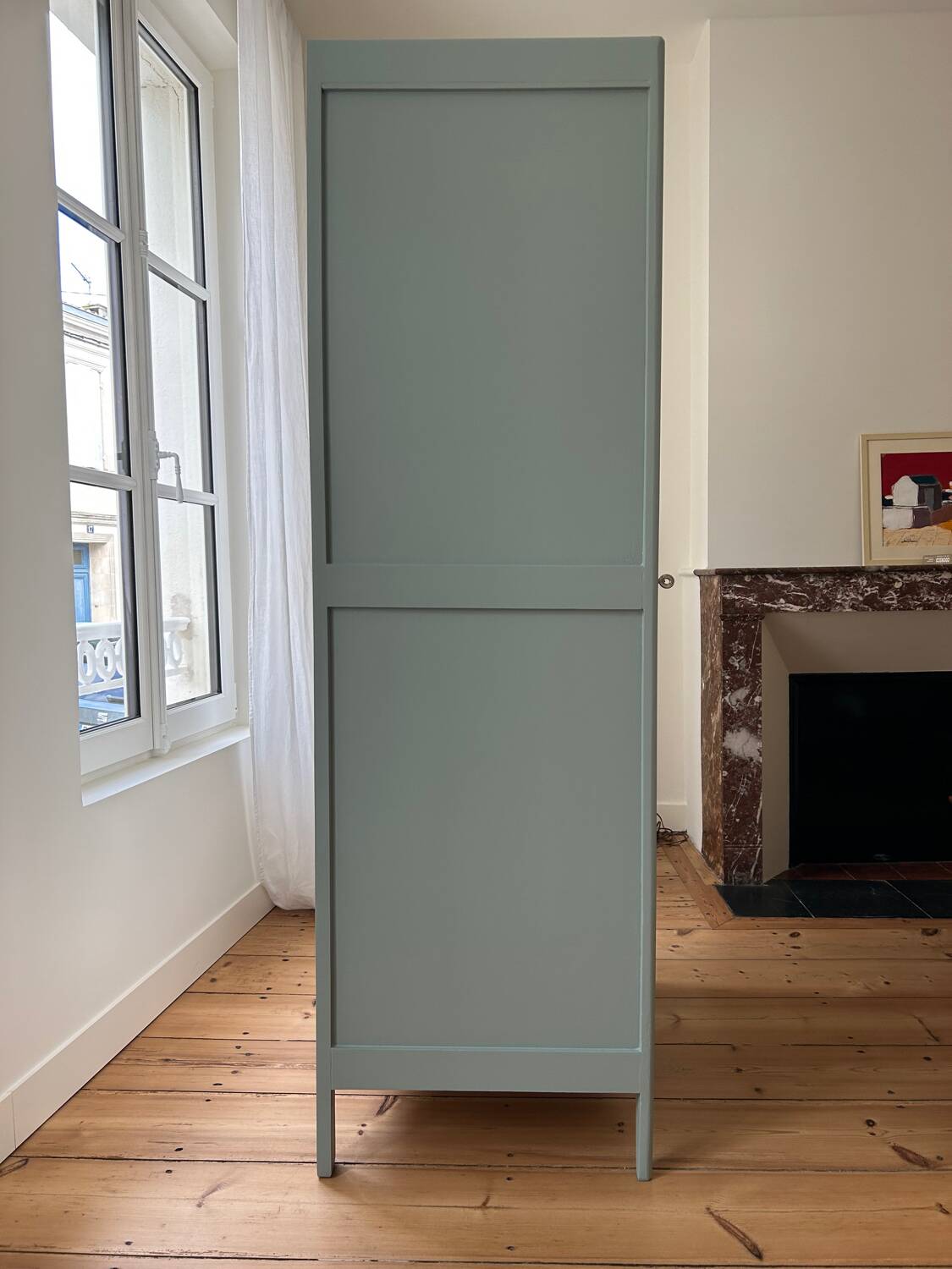 Painted wooden cabinet