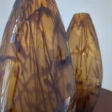 Duo art deco vases signed joma 1940s