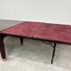 Large dining table in the Secession style by Karoly Lingel, Budapest.
