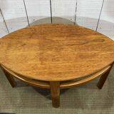 Trio of 70s teak side tables