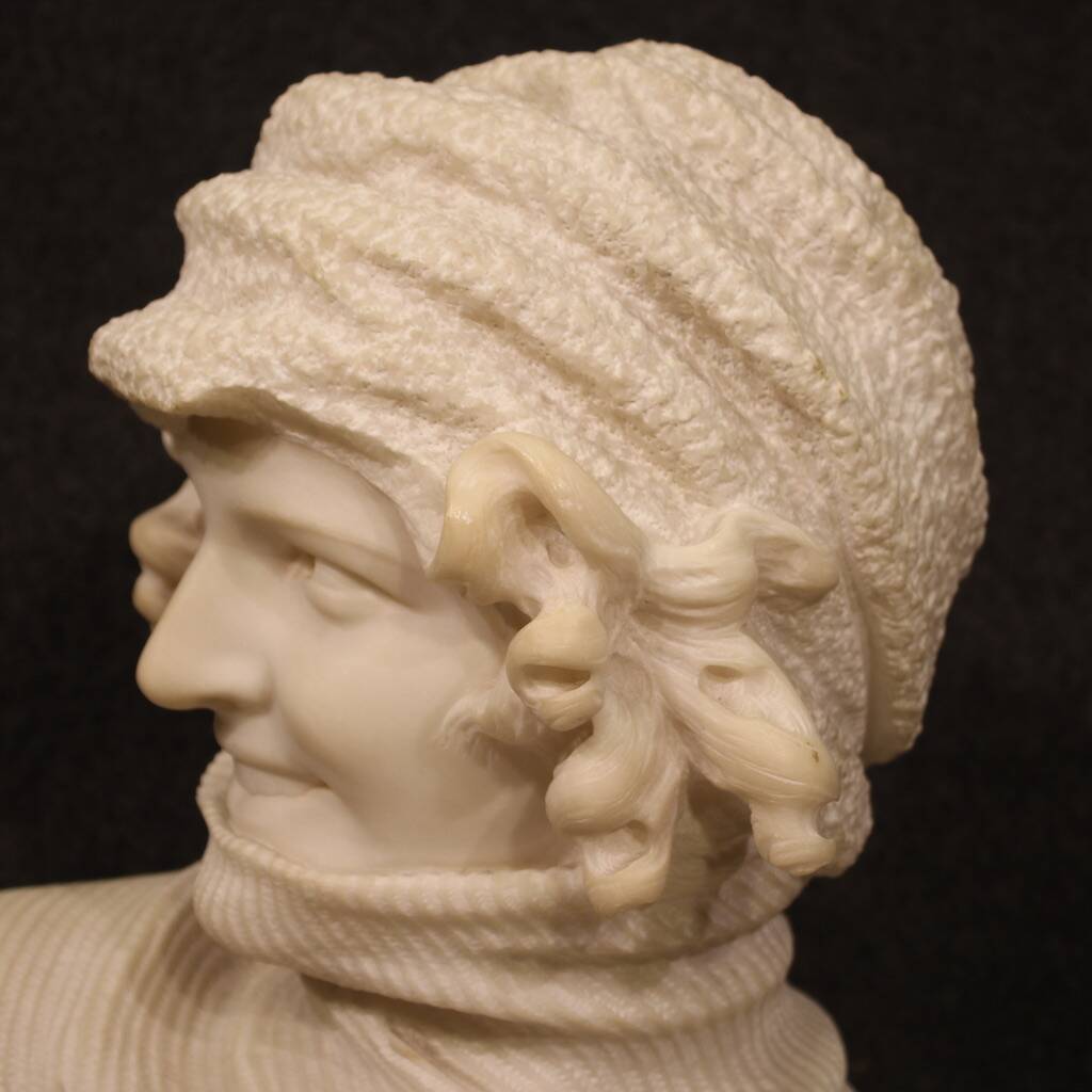 20th century Italian marble sculpture