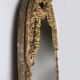 Large baroque decorated chimney mirror in gilted wood, France ca. 1800