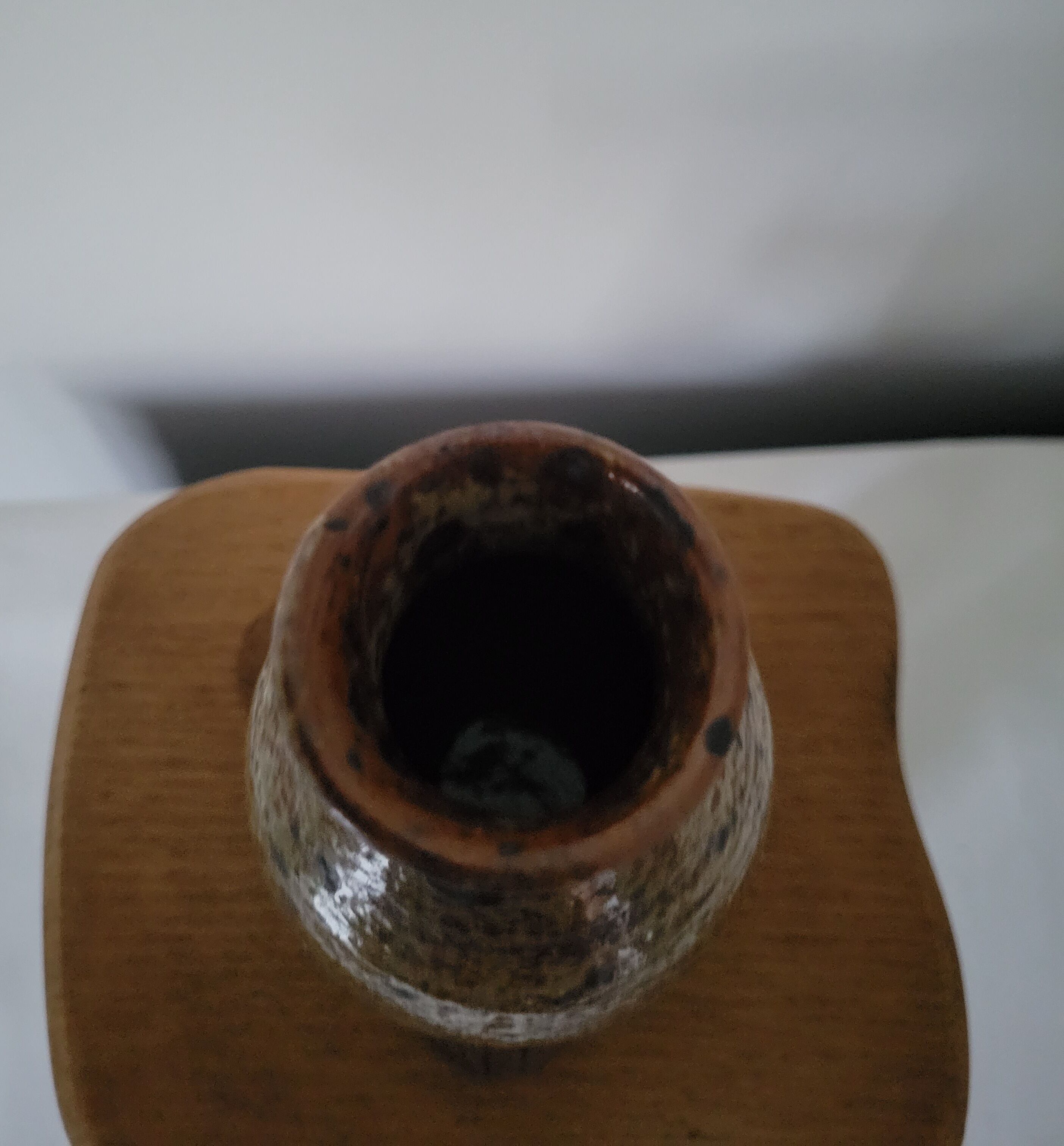 Pyrite sandstone vase