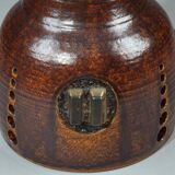 Large resin table lamp from the Accolay workshops, 70s