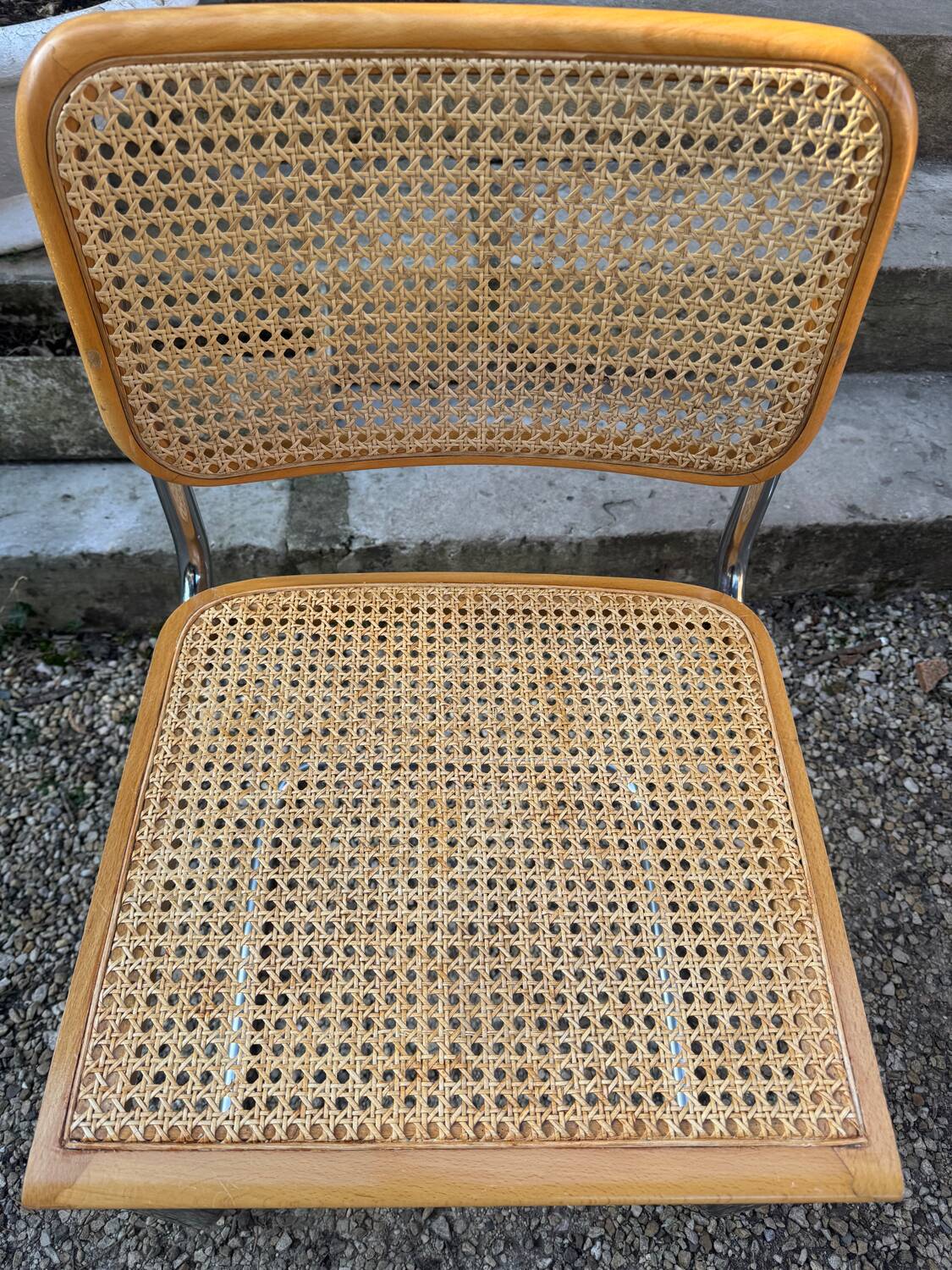 Set of 6 Cesca chairs by Marcel Breuer Made in Italy b32 ki