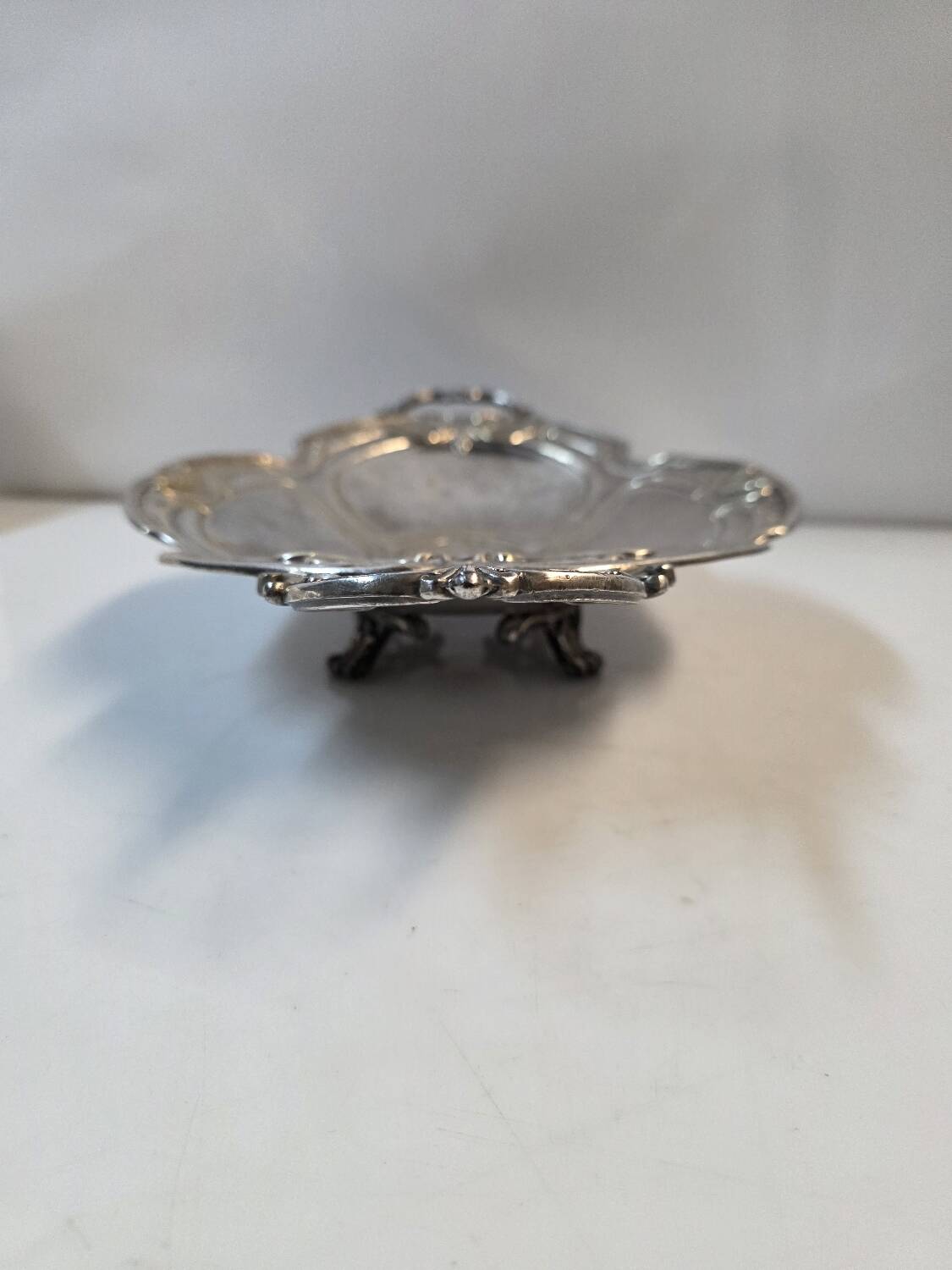 Louis XV style silver-plated metal centerpiece