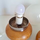 Paire de lampes de chevet vintage