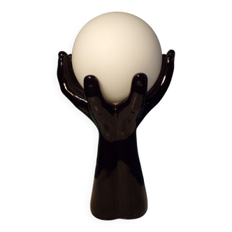 Ceramic hand lamp