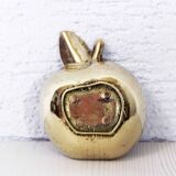 Apple bronze trinket bowl 1960