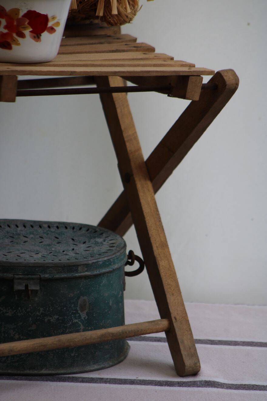 Chaise enfant pliante en bois