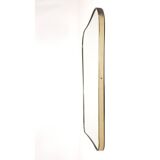 Large Italian mirror from the 1950s, 71x55 cm.