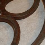 Pair of 2 wrought iron mats