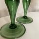 Pair of blown glass candlesticks 1960