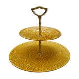 Gien ceramic servant with autumn decoration - 2 floors