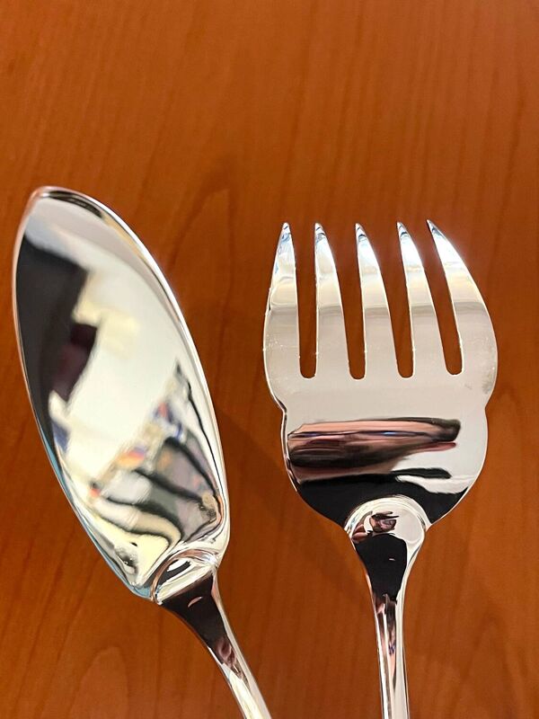 2 couverts de service à poisson Christofle modèle Cluny