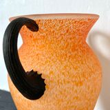 Vintage glass paste vase