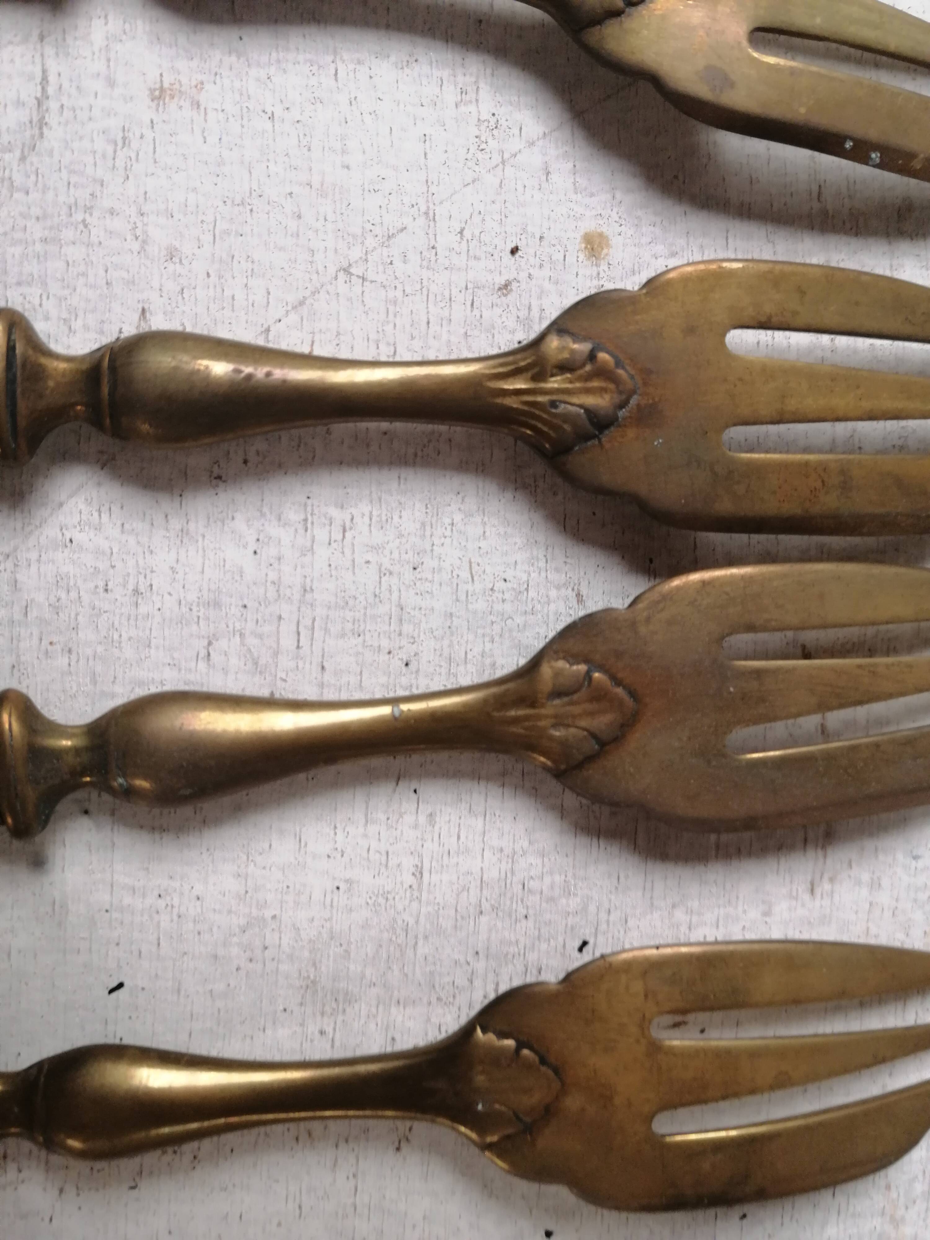 Antique dessert forks