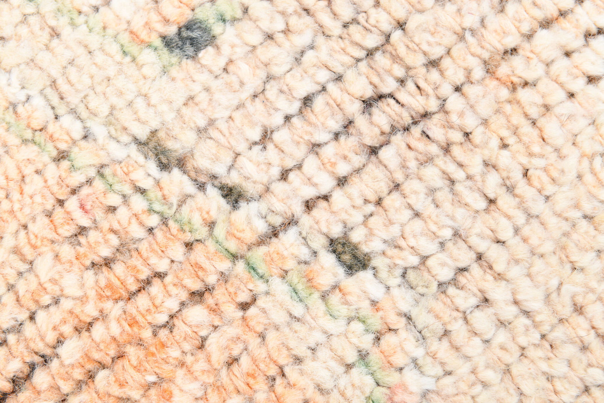 3x12 pale orange herki runner rug 99x380cm