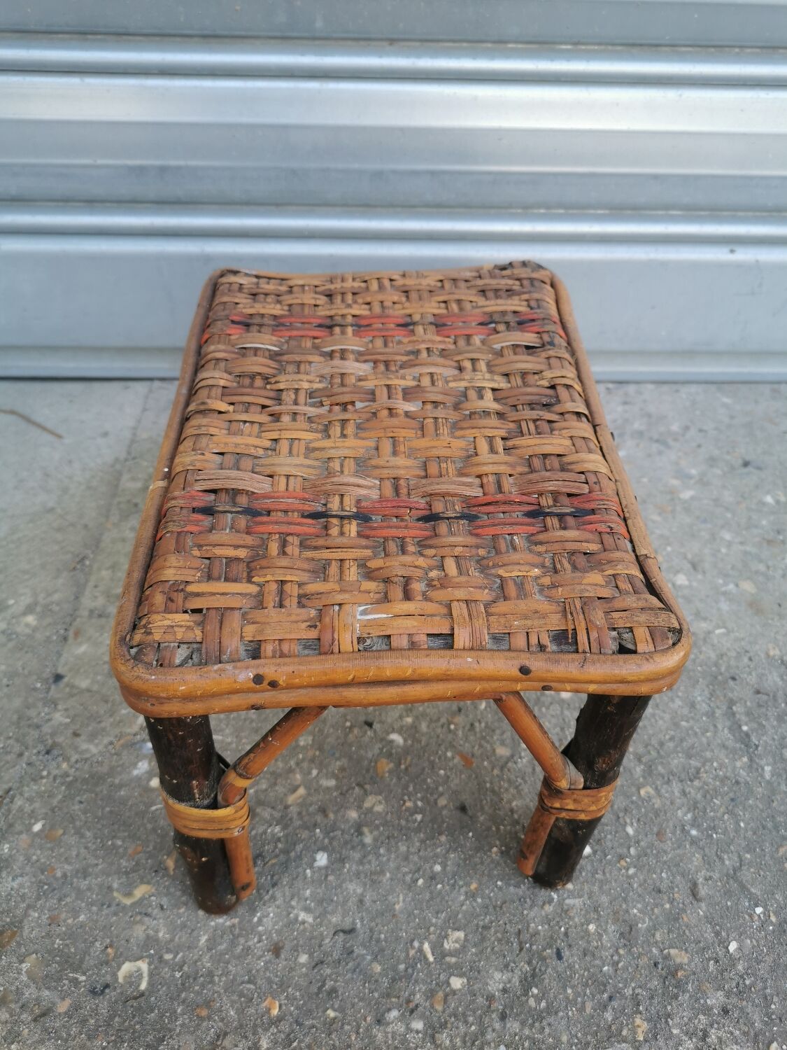 Rattan stool