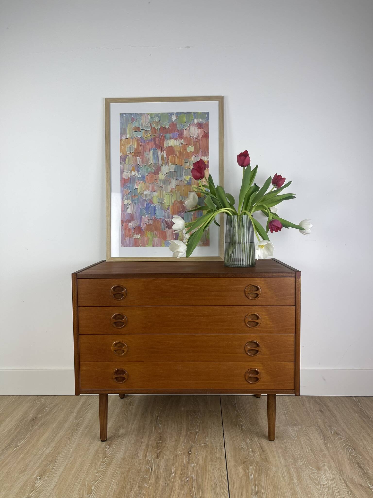 Commode scandinave en teck