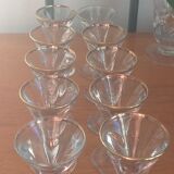 Verres à liqueur en verre épais