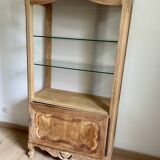 Walnut sideboard or display cabinet