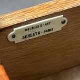 Marquetry chest of drawers