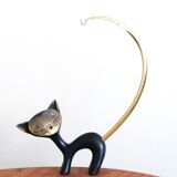 Walter Bosse cat paperweight in bronze, 50s