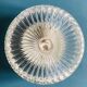 Plafonnier rond en verre ciselé