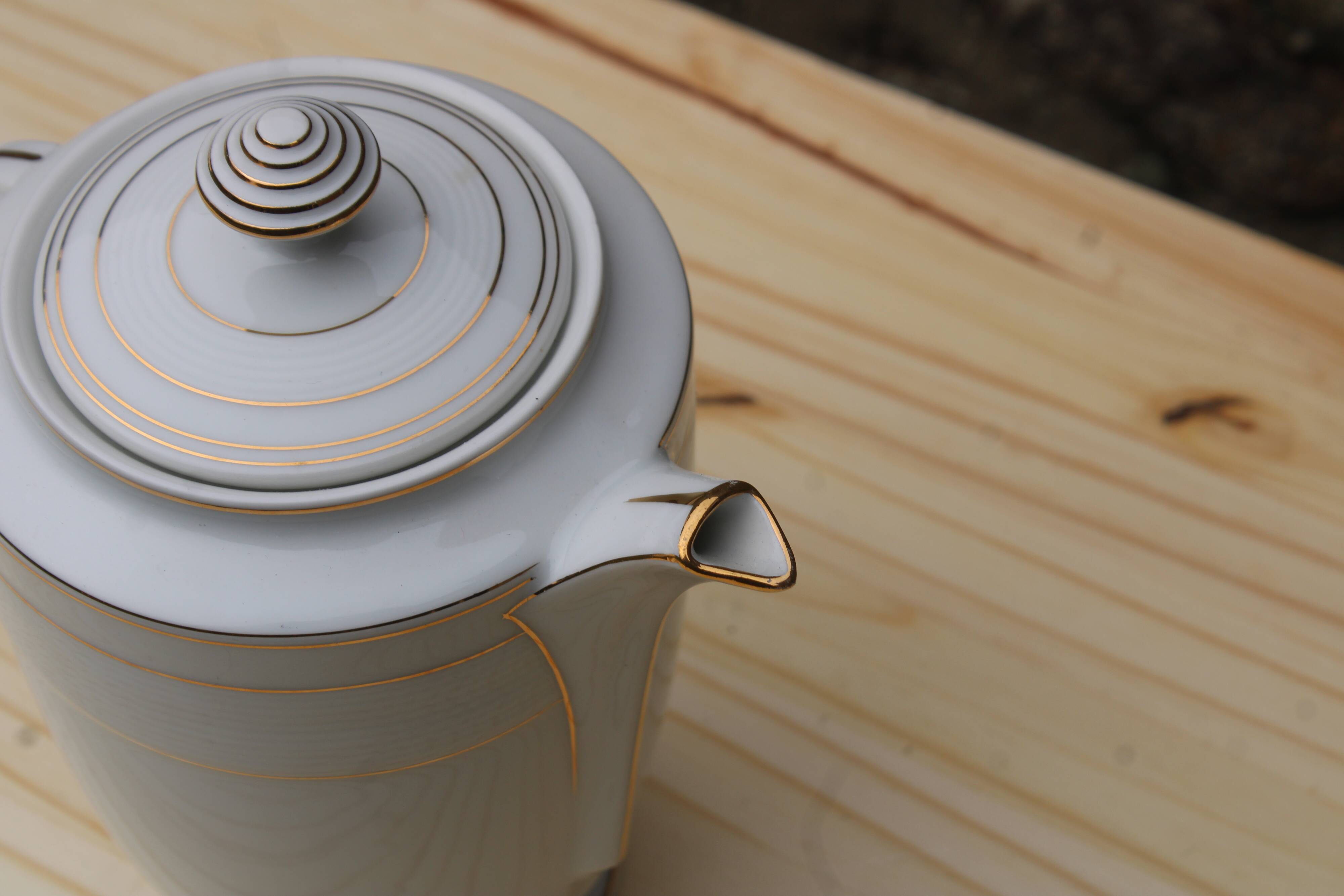 Limoges porcelain teapot