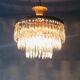 Waterfall Chandelier 60s Hollywood Regency