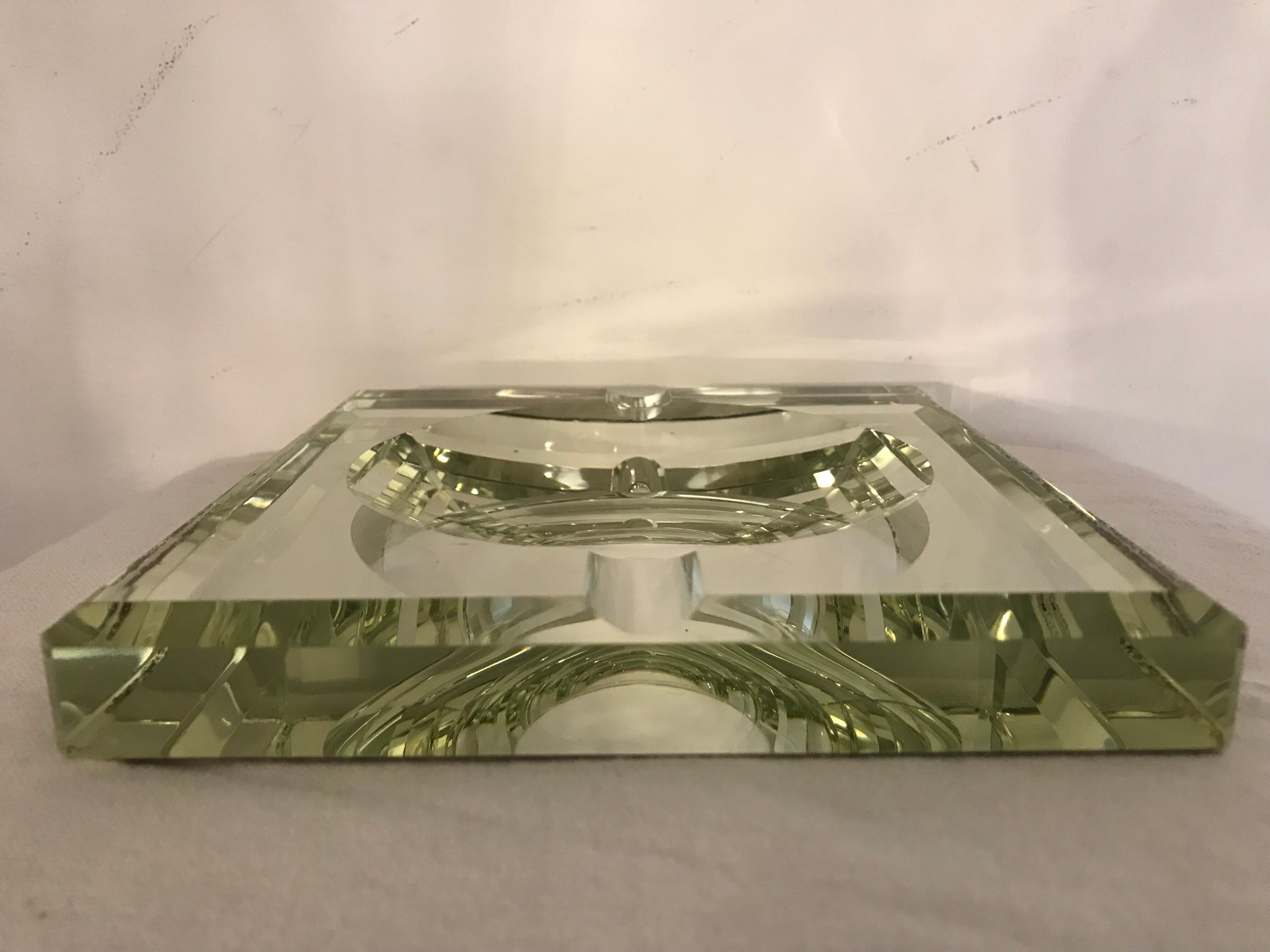 Ashtray Jean Luce mirror glass