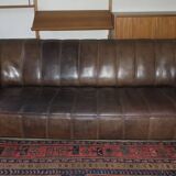 De Sede DS44 3-seater sofa in buffalo leather, Switzerland 1970s