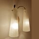 Applique italienne vintage en verre double