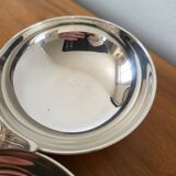 Christofle silver-plated mendiant 3-compartment serving tray