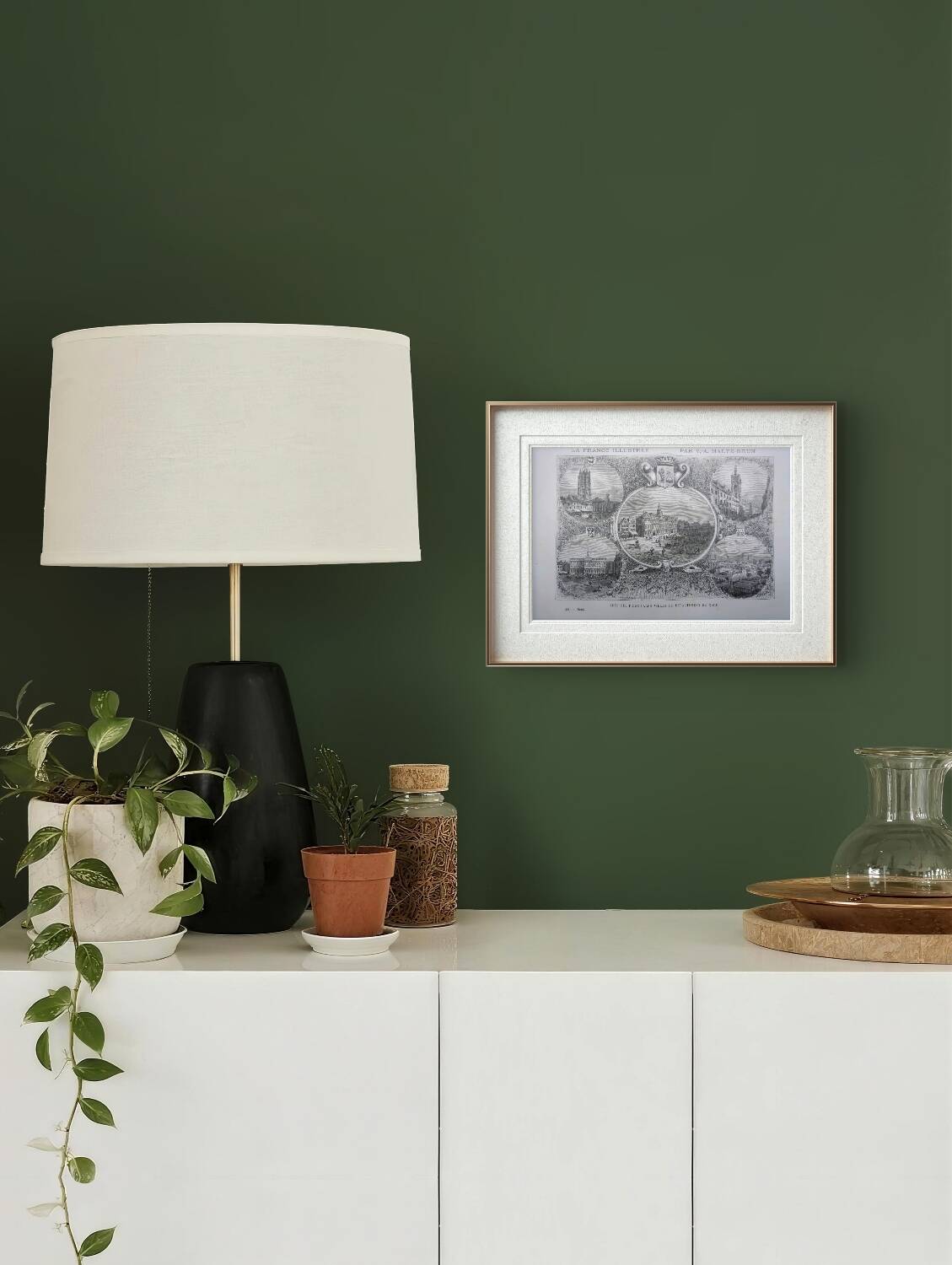 The main cities of the North, vintage engraving, printed in 1883.