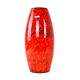 Vase en céramique rouge, design allemand, années 1960, fabriqué par Scheurich.