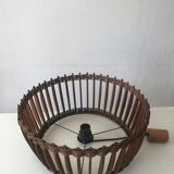 Suspension bois en osier