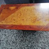 elm burl coffee table