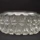 French Mid-Century Round Clear Cut Glass Ceiling Light Replacement Shade