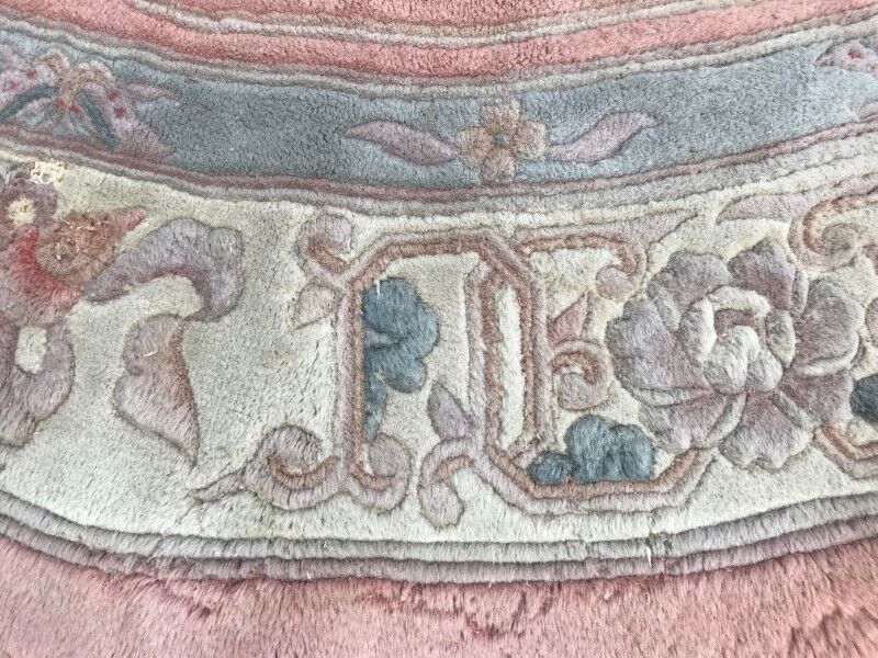 Vintage Chinese round 220 cm  carpet