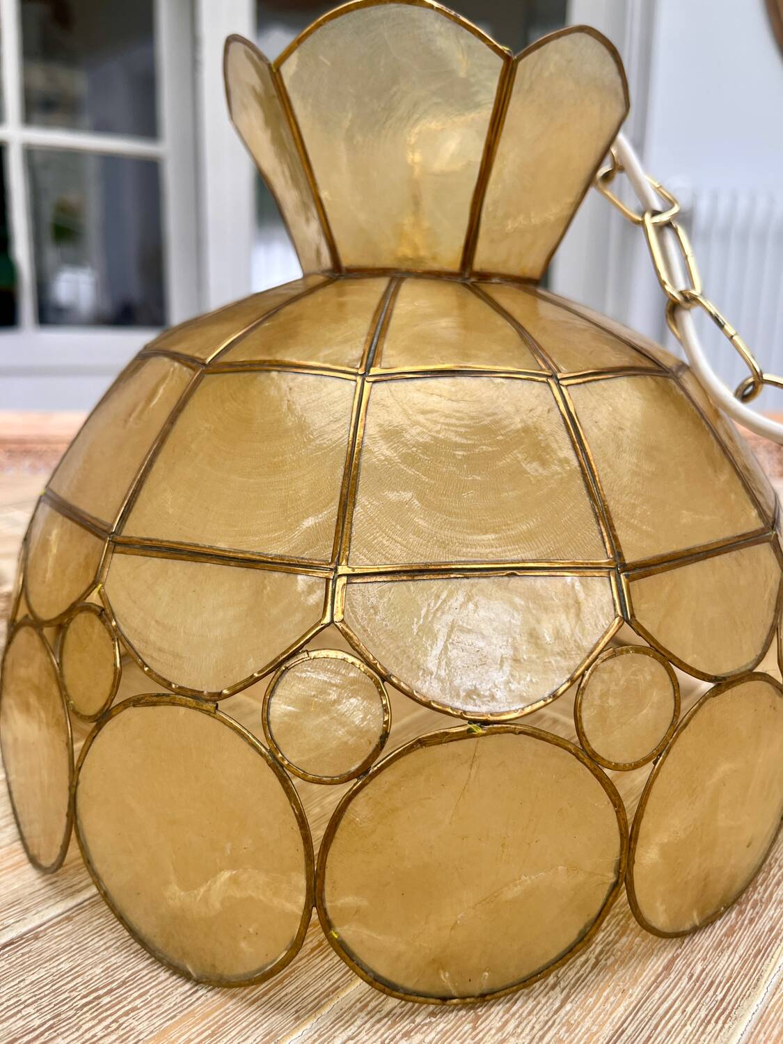 Mother-of-pearl suspension "Champagne"