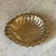 Cendrier coquille en laiton massif