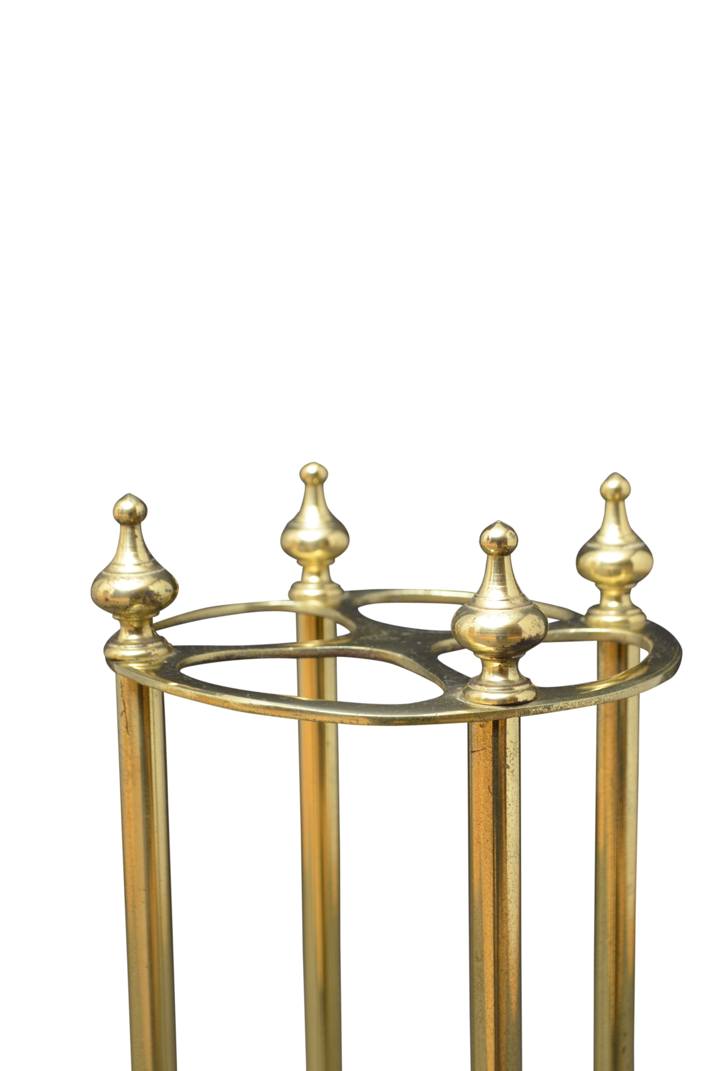Vintage Brass Umbrella Stand