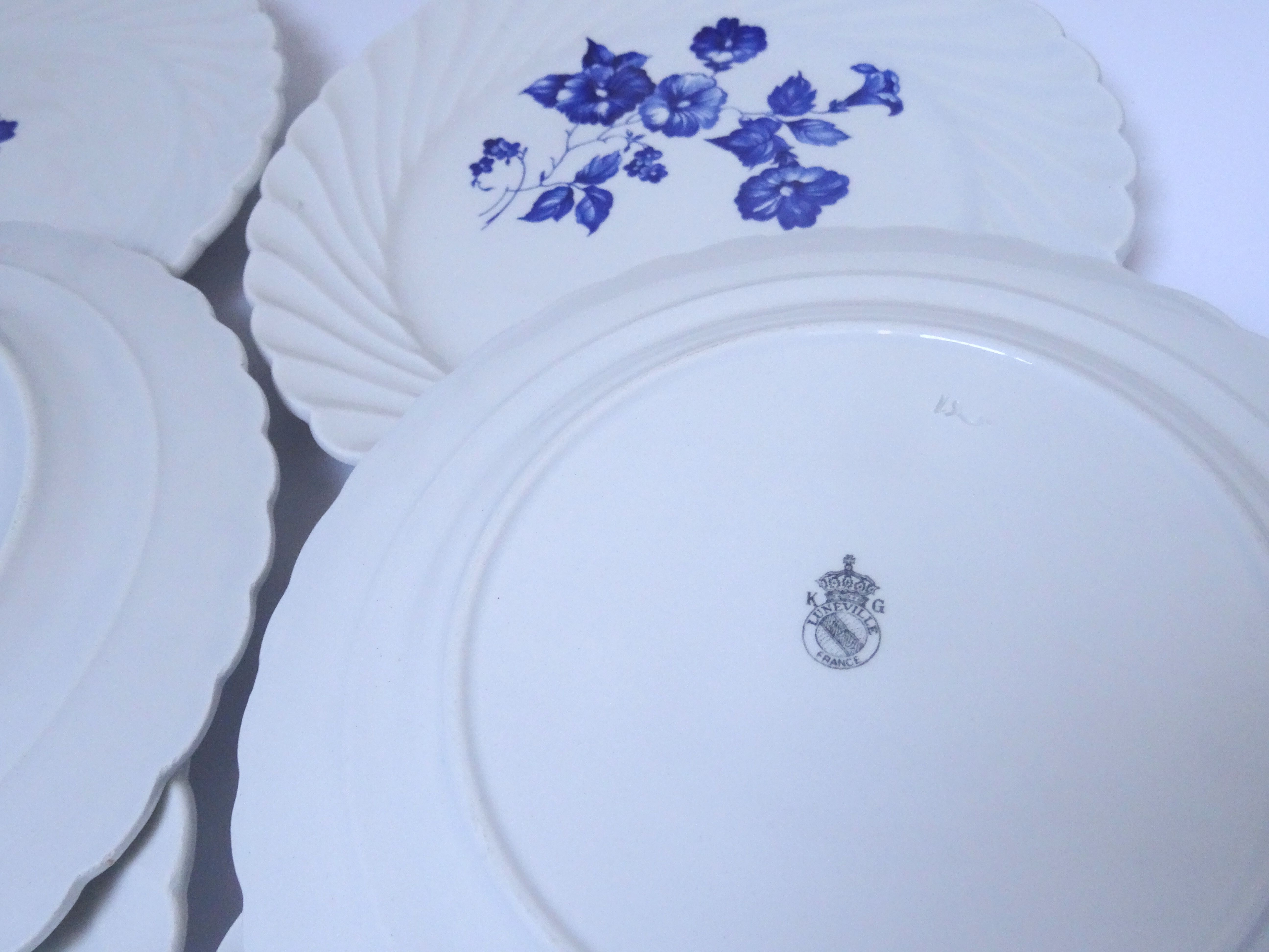 6 dessert plates Lunéville