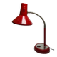 Vintage Polish bedside lamp in glass and metal, 1980s